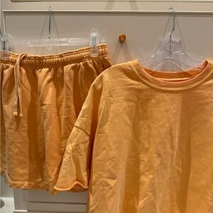 Cozy Orange Loungewear Set